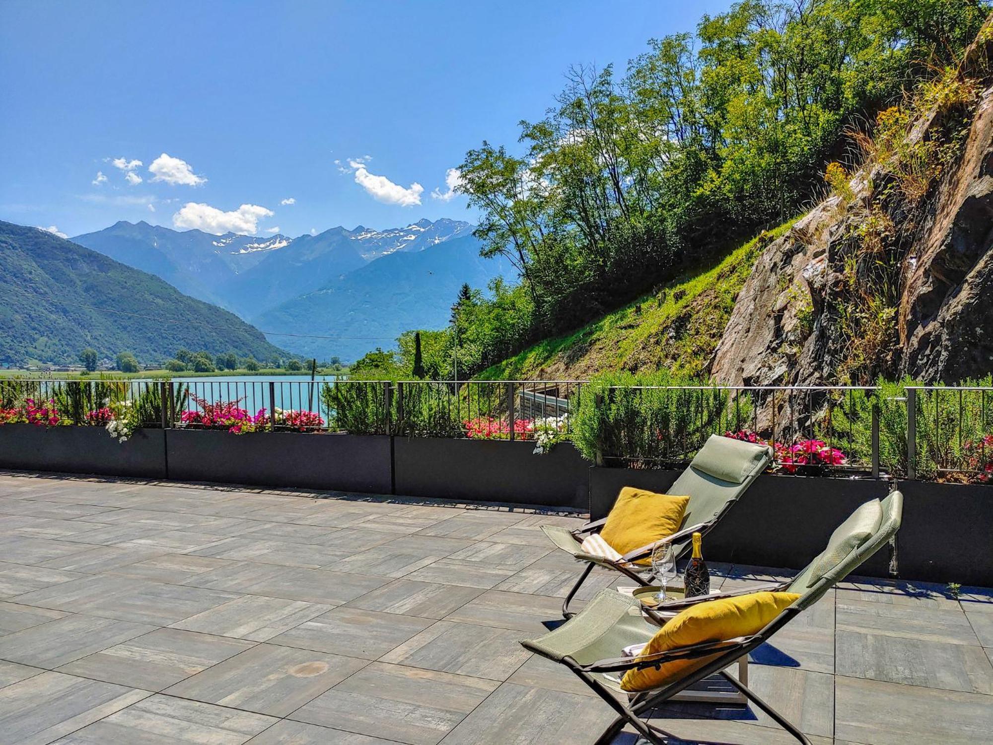 Dascio Vita See Ferienwohnung Mit Dachterrasse Екстер'єр фото